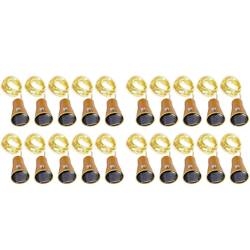 Decor Lighting Cork - LUCKshopping 20Pcs Solar Wine Bottle String