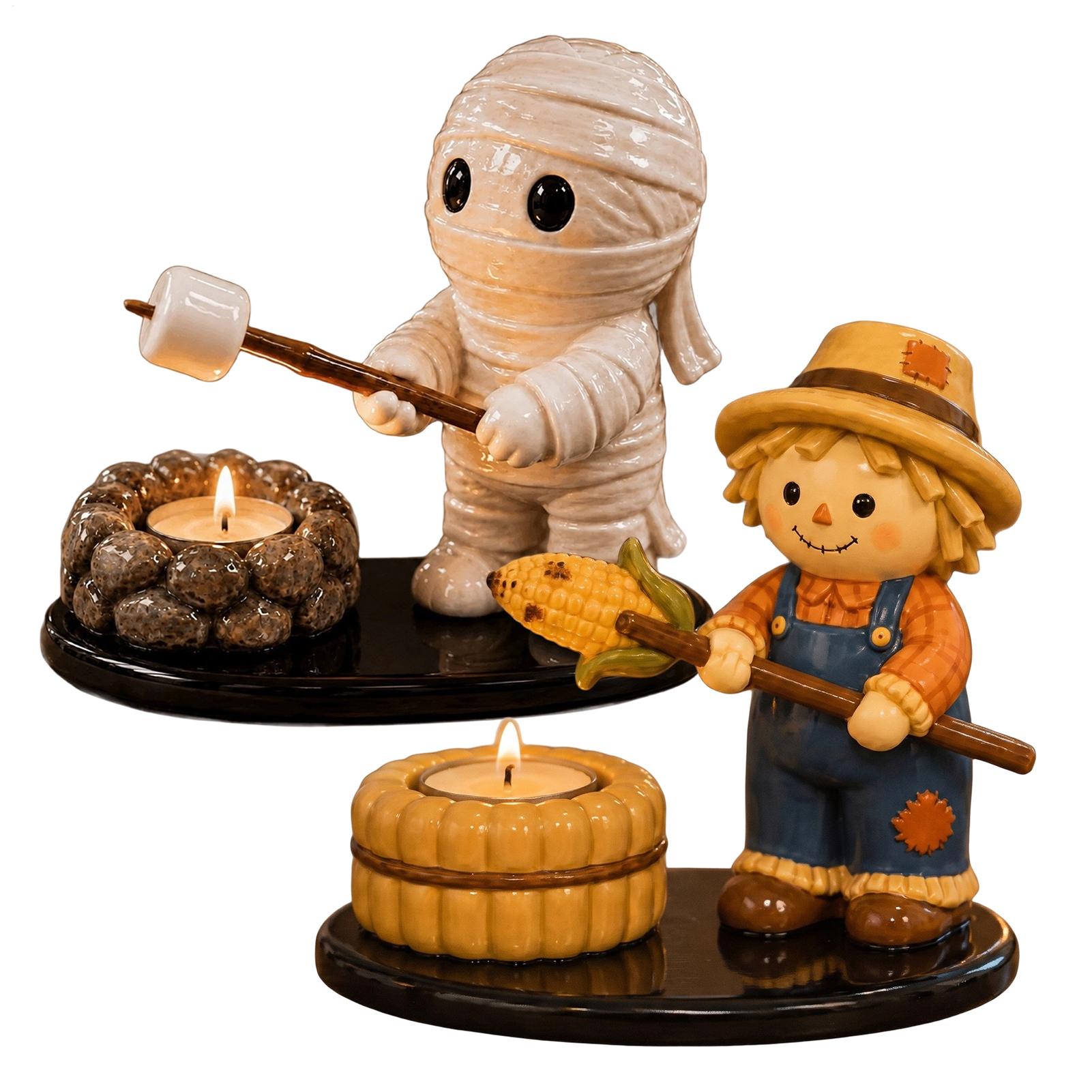 Lighting Decoration Stand - Tea Light Candles Holder Resin Funny