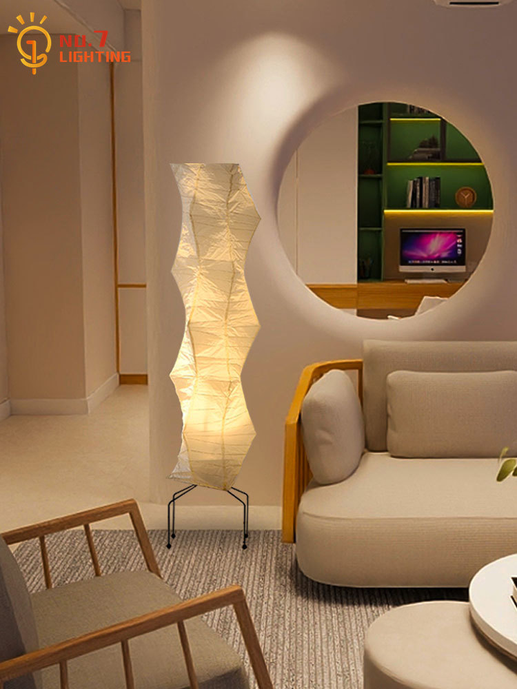 Floor Lamp Tripod - Wabi-sabi Akari Noguchi Yong Rice Paper