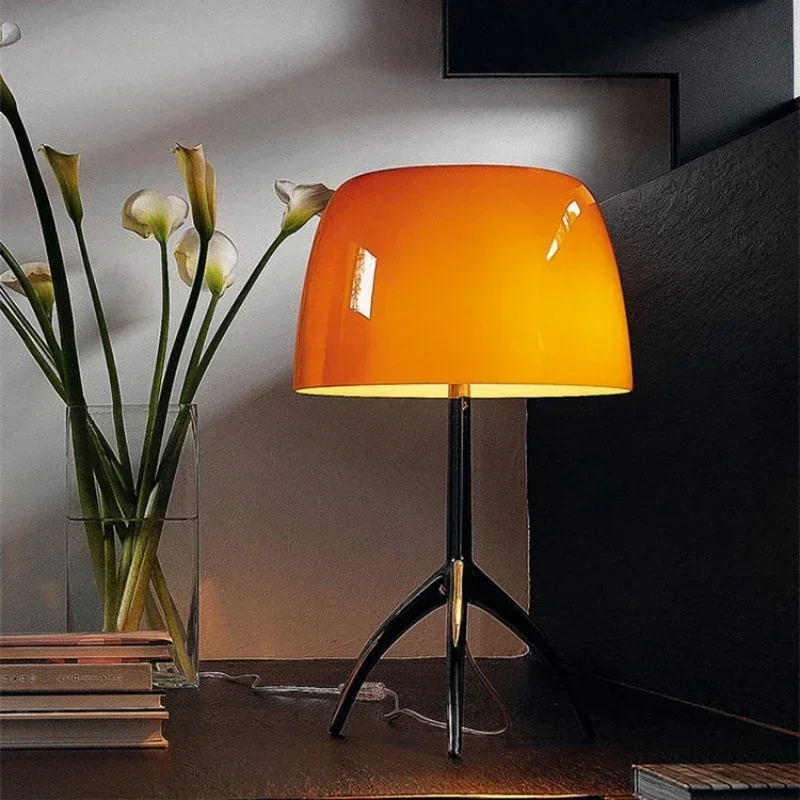 Floor Lamp Tripod - Italian Vintage Glass Table Lamp Bedroom