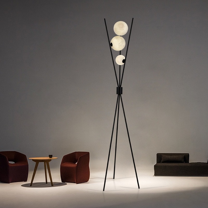 Floor Lamp Tripod - Nordic Modern Moon Floor Lamp for