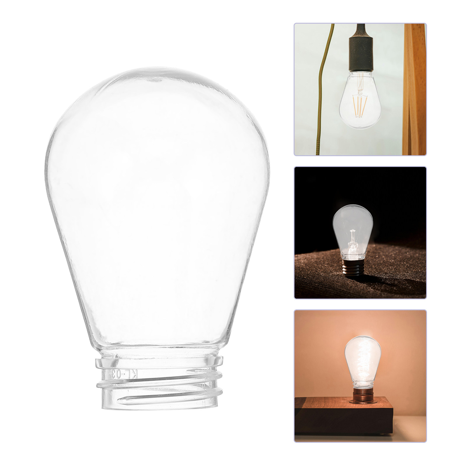 Lighting Decoration Stand - 30Pcs Clear Light Bulb Covers Transparent