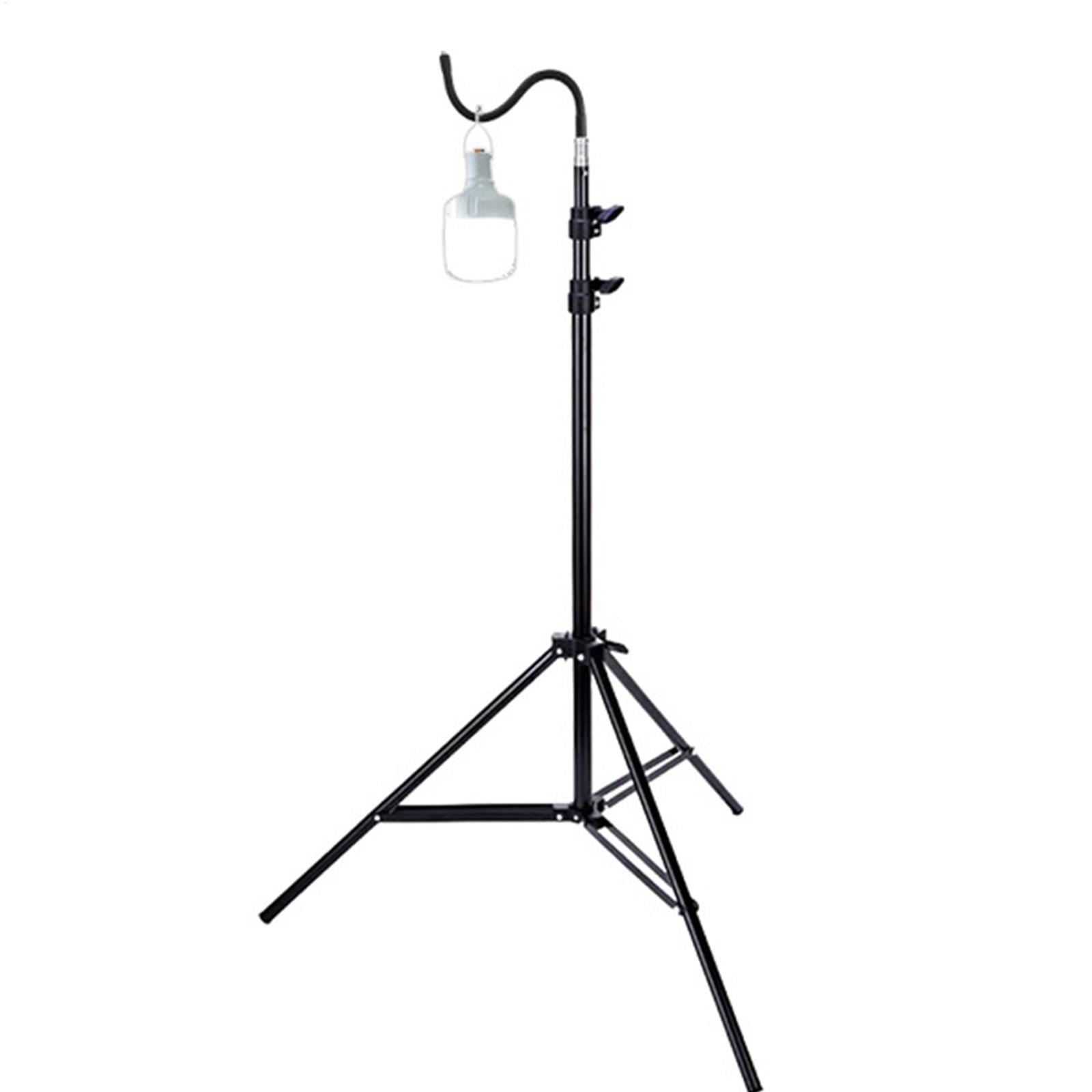 Floor Lamp Tripod - 2m Camping light Stand Folding Telescoping