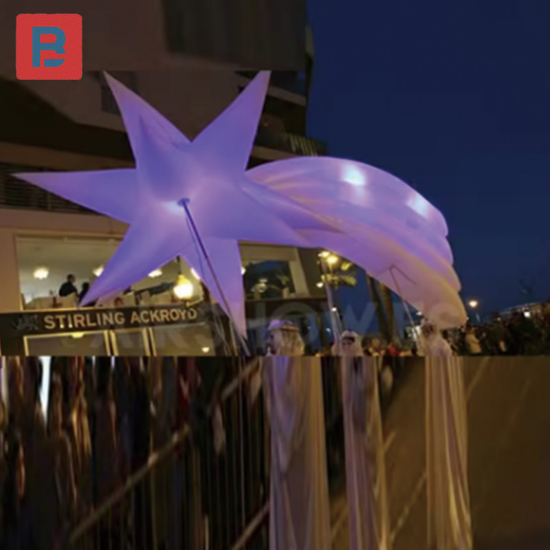 Decor Lighting The Parade - Inflatable stars, Christmas parade props, inflatable