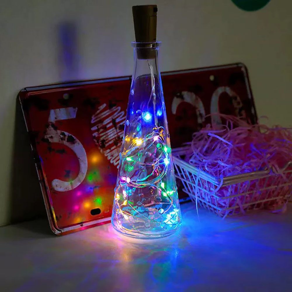 Decor Lighting Cork - LED Wine Bottle Lights Copper Wire