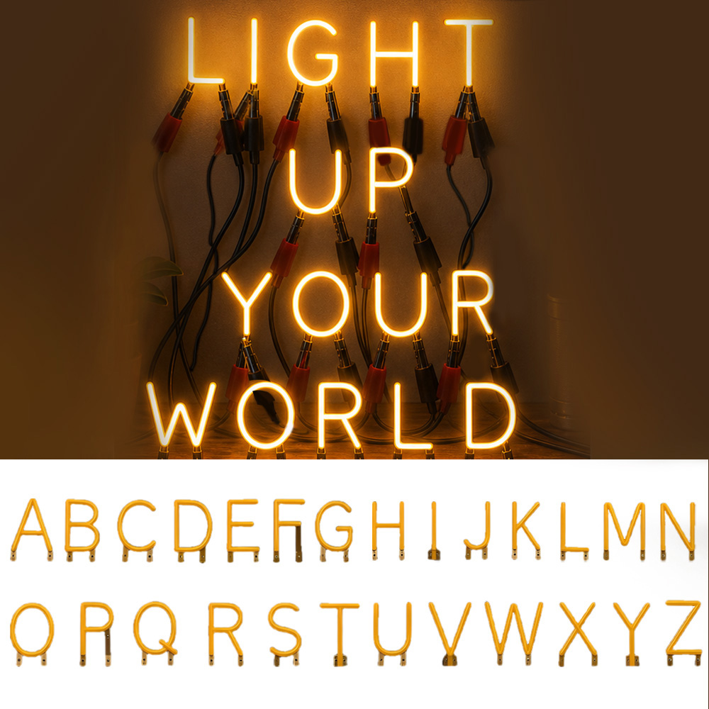 Lighting Decor Store - Freely Arrangeable 26 Letters LED Filament