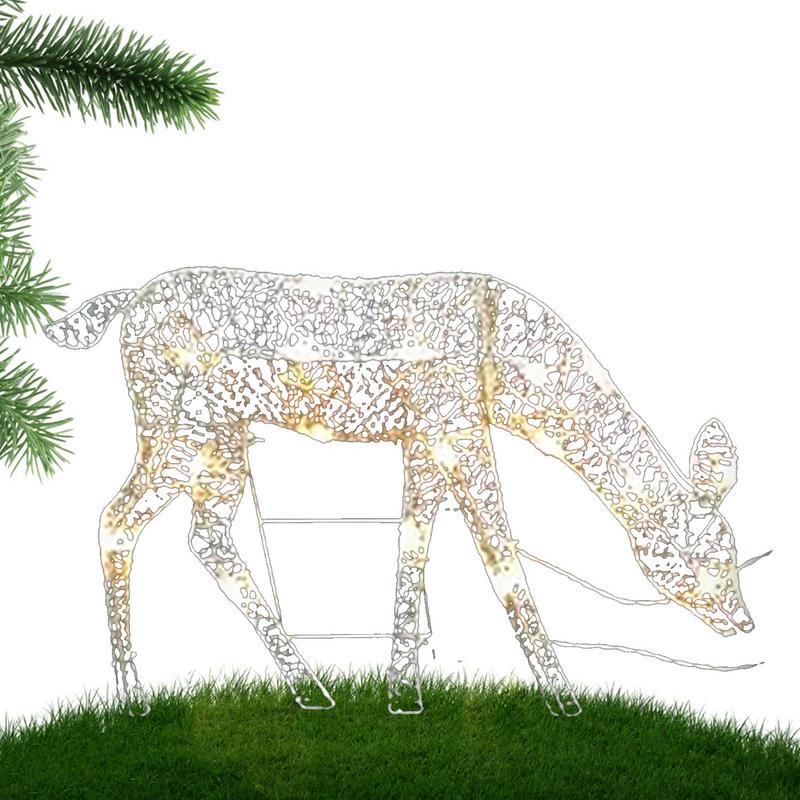 Reindeer Christmas Decoration  - Lighting Decoration Stand ulasan dan harga