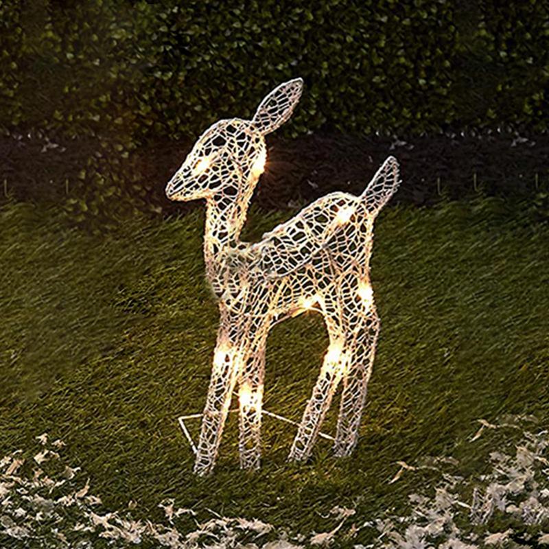 Reindeer Christmas Decoration  - Lighting Decoration Stand ulasan dan harga