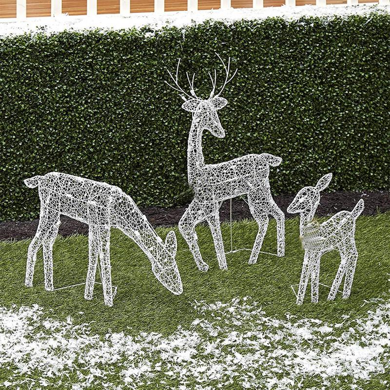 Reindeer Christmas Decoration  - Lighting Decoration Stand ulasan dan harga