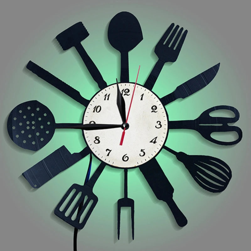 Kitchen Decorative Tableware V - Lighting Home Decor Wall Clocks ulasan dan harga