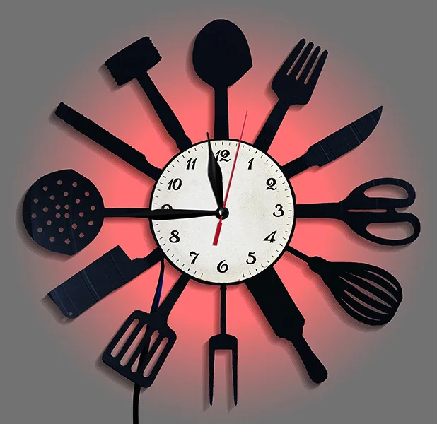 Kitchen Decorative Tableware V - Lighting Home Decor Wall Clocks ulasan dan harga