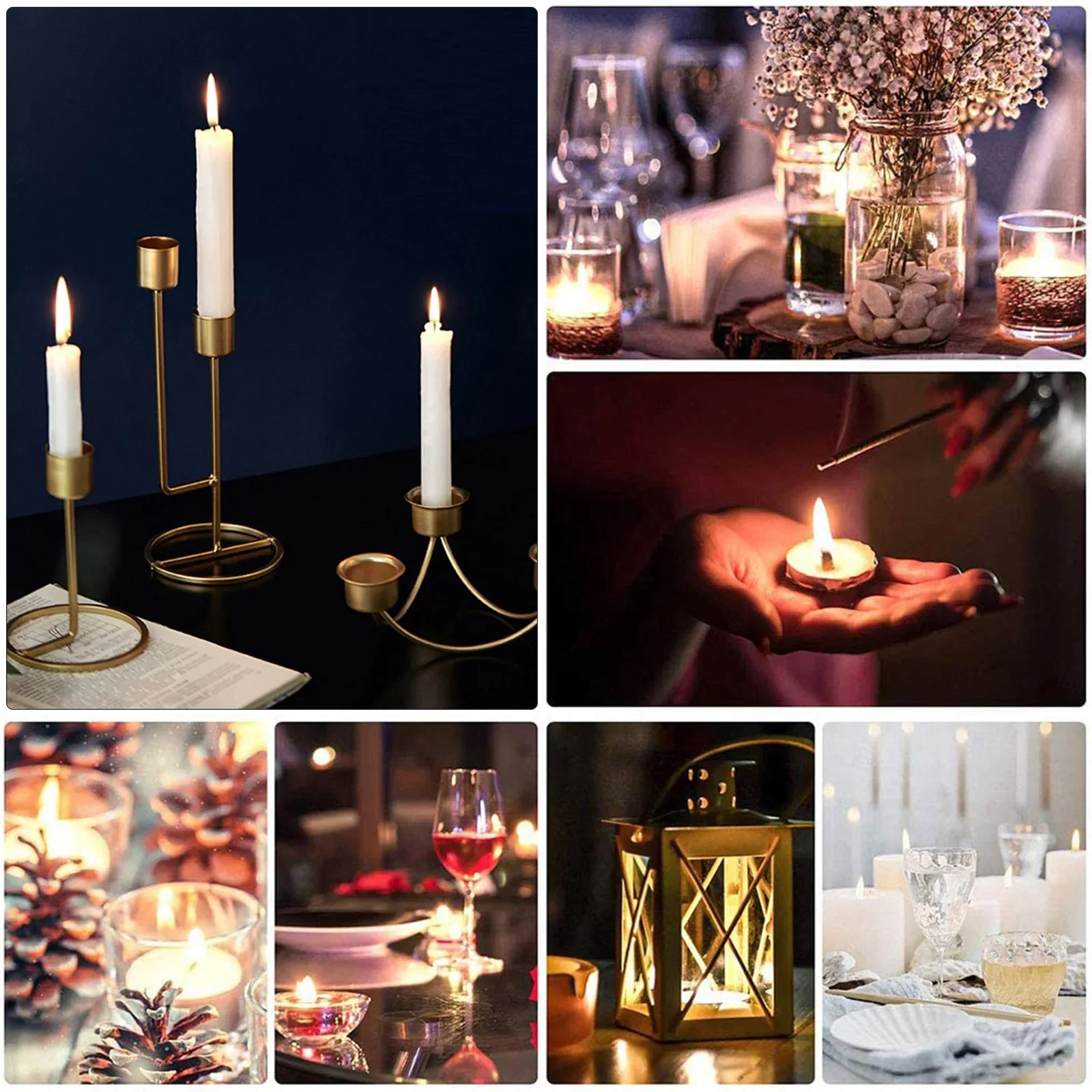 Accessories Candlestick Metal  - Home Decor Lighting Brands ulasan dan harga