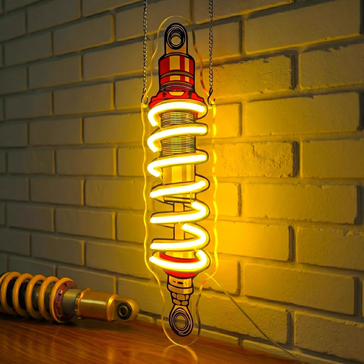 Shock Absorber LED Neon Light  - Garage Lighting Decor ulasan dan harga