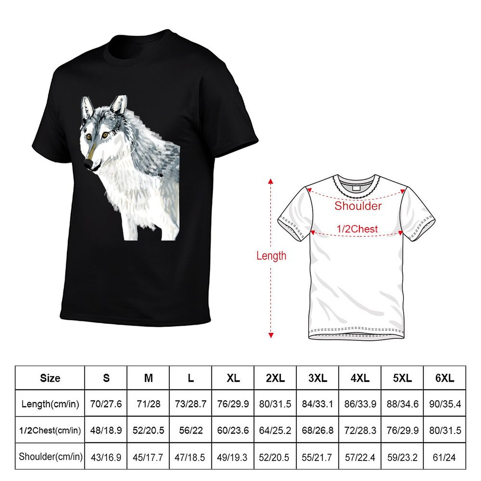 Totem Alberta Wolf T-Shirt Cas - Alberta Lighting & Decor Edmonton Ab ulasan dan harga