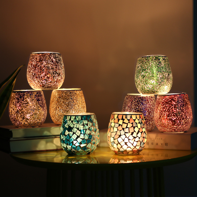 handmade mosaic patch candle h - Restaurant Lighting Decoration ulasan dan harga