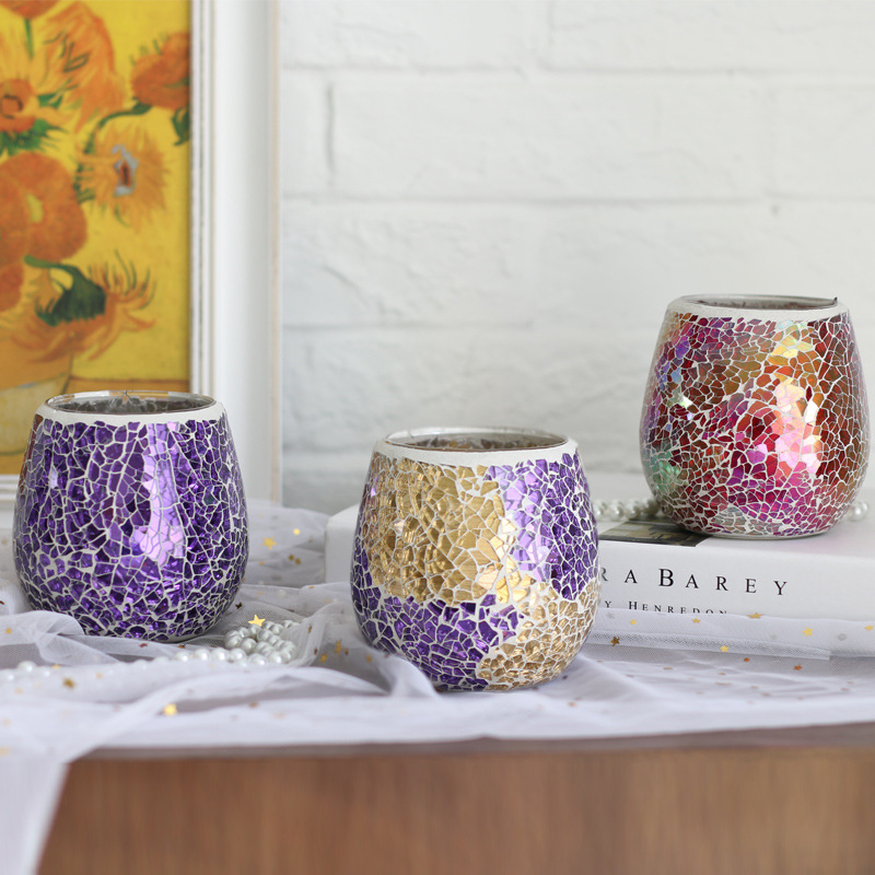 handmade mosaic patch candle h - Restaurant Lighting Decoration ulasan dan harga