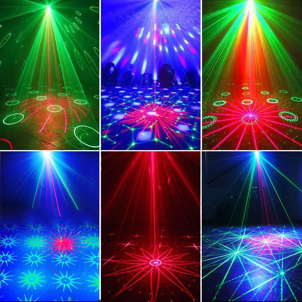 2024 New LED 6-hole 72 Pattern - Lighting Effect Home Decor ulasan dan harga