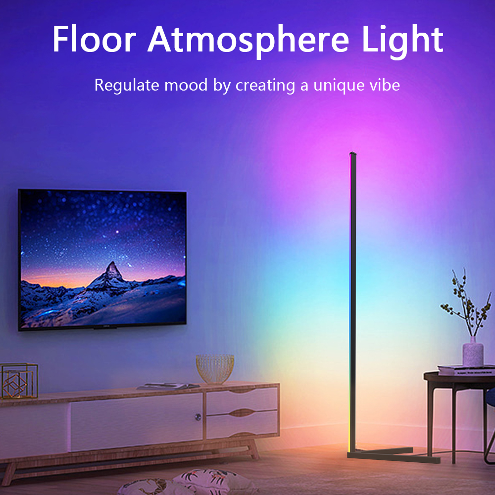 RGB LED Floor lamp Indoor Home - Floor Lamp Tripod ulasan dan harga