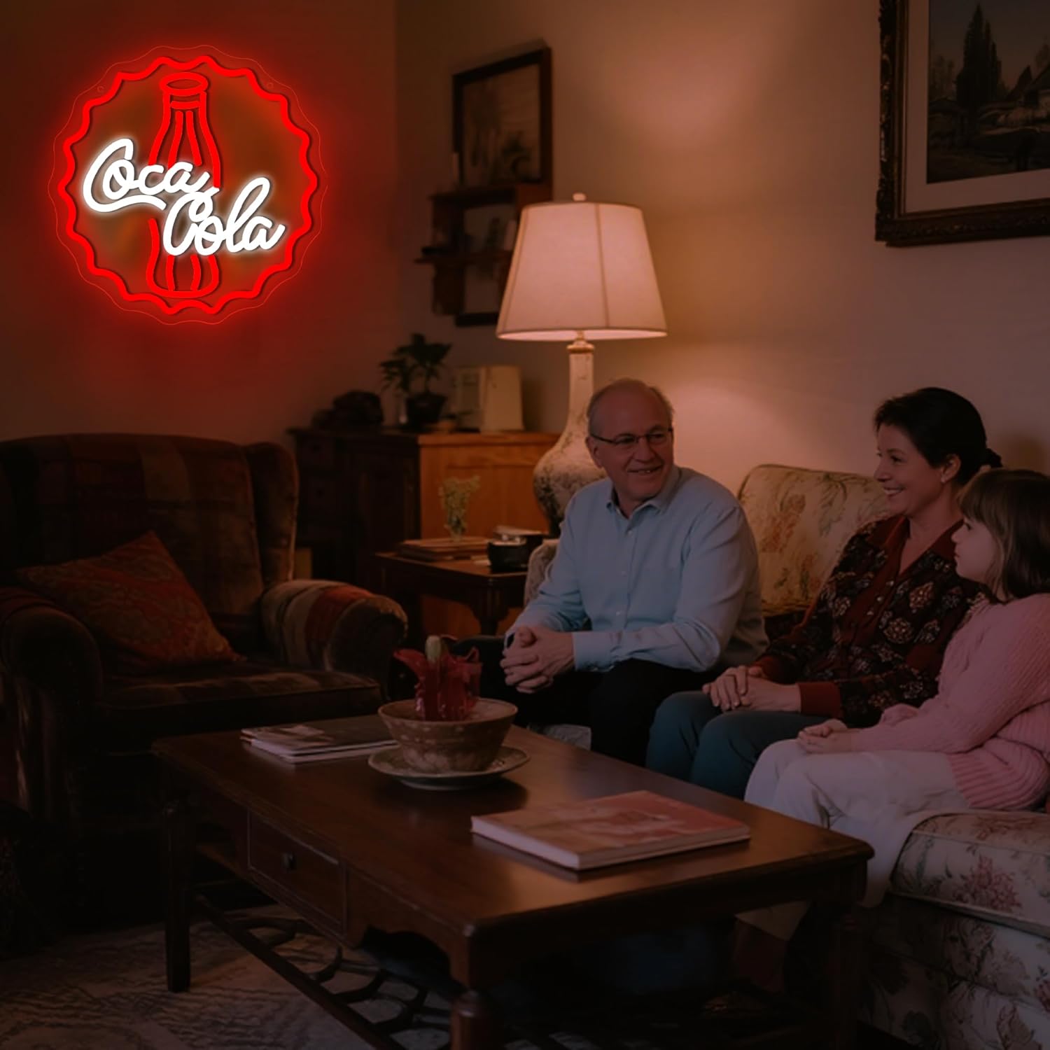 Cola Neon Sign Art Wall Light  - Restaurant Lighting Decoration ulasan dan harga