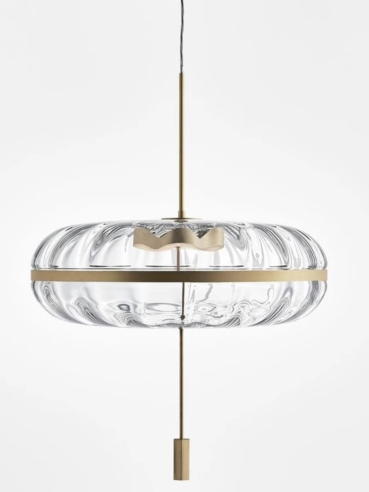 Nordic Postmodern Circular Gla - Lighting Decor Store ulasan dan harga