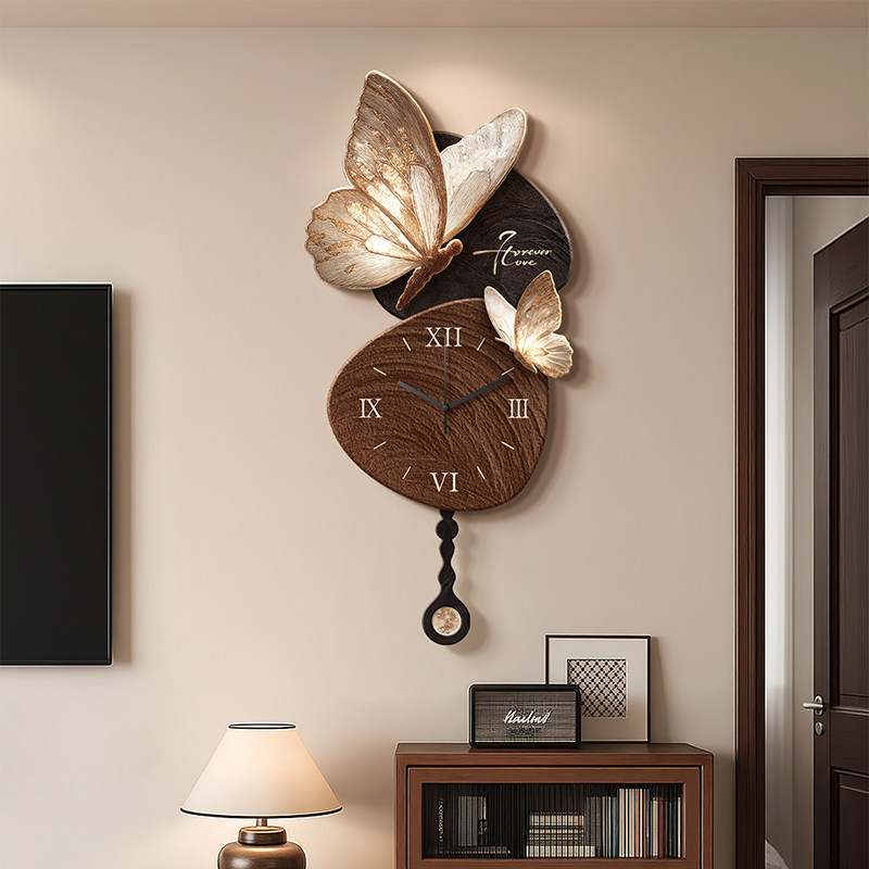 Upgrade Night Light Wall Clock - Lighting Home Decor Wall Clocks ulasan dan harga