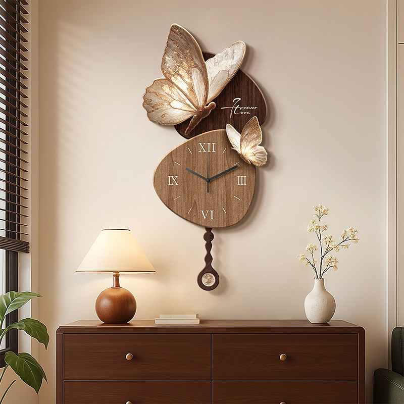 Upgrade Night Light Wall Clock - Lighting Home Decor Wall Clocks ulasan dan harga