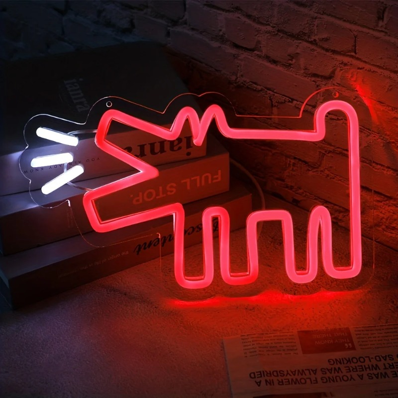 Barking Dog Line LED Neon Ligh - Lighting Decor Store ulasan dan harga