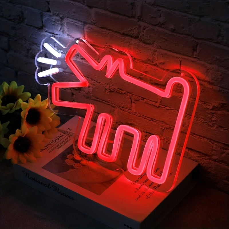 Barking Dog Line LED Neon Ligh - Lighting Decor Store ulasan dan harga