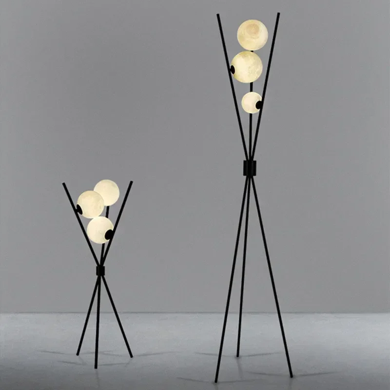 NEW Nordic Modern Minimalist F - Floor Lamp Tripod ulasan dan harga