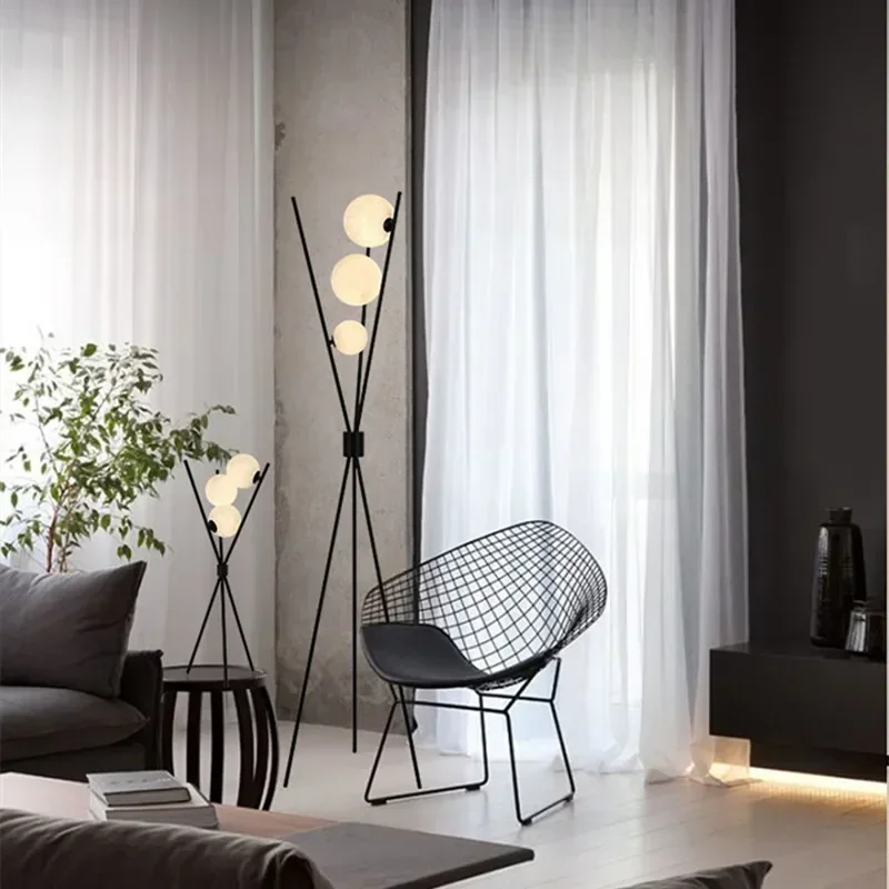 NEW Nordic Modern Minimalist F - Floor Lamp Tripod ulasan dan harga