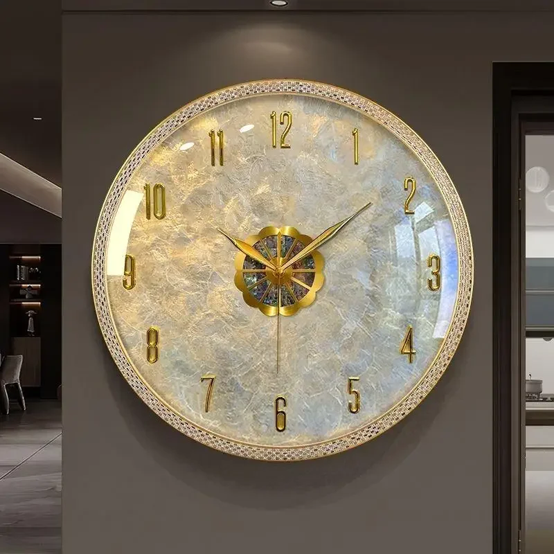 Modern Light Luxury Living Roo - Lighting Home Decor Wall Clocks ulasan dan harga