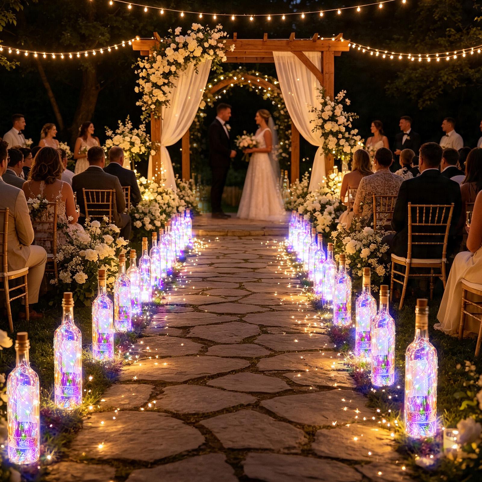 Solar Wine Bottle Lights LED W - Decor Lighting Cork ulasan dan harga