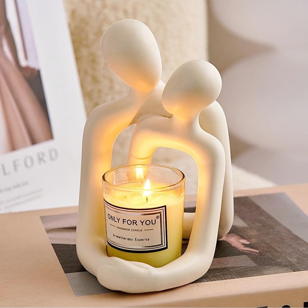 Abstract Couple Embracing Scul - Lighting Effect Home Decor ulasan dan harga