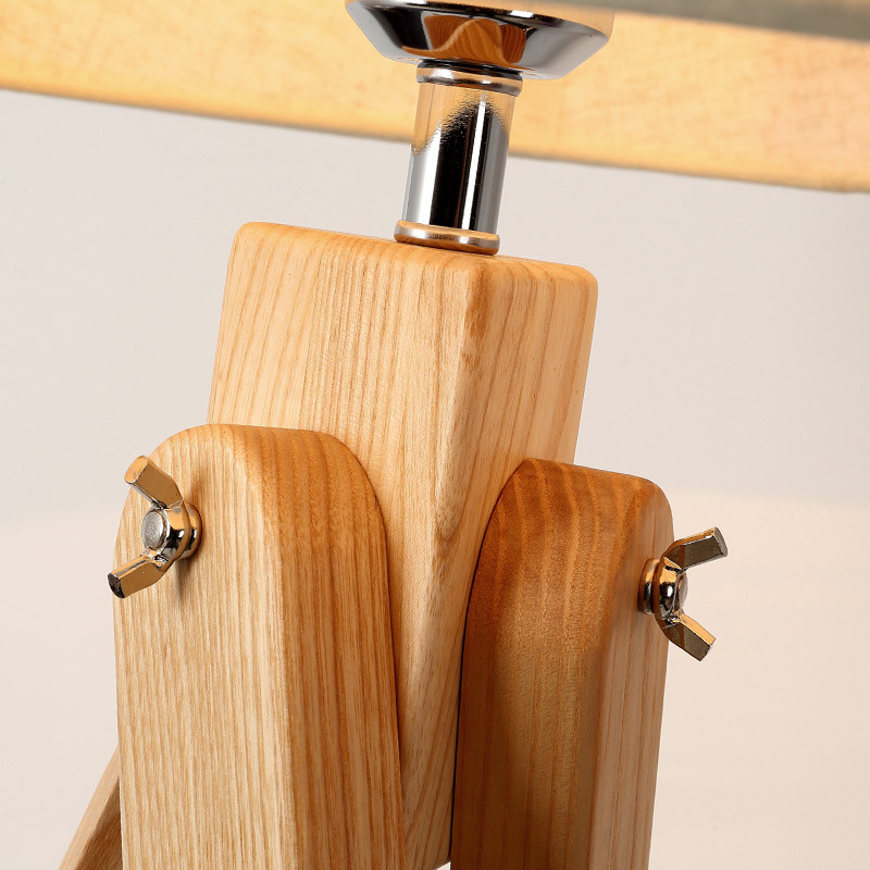 Nordic Wooden Floor Lamps Wood - Floor Lamp Tripod ulasan dan harga