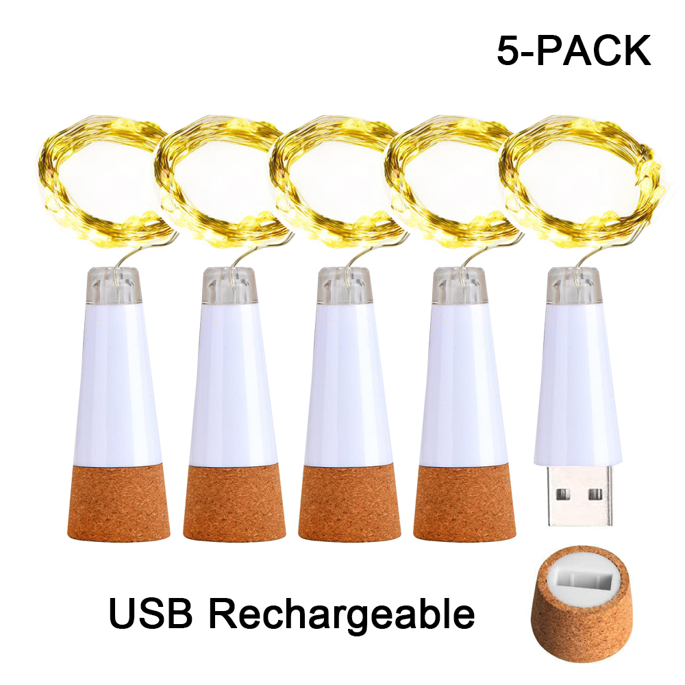 2m 20 LED Cork Bottle Fairy Li - Decor Lighting Cork ulasan dan harga