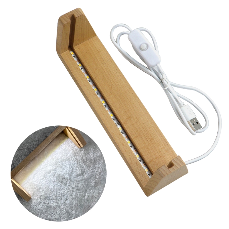 5/6/7/8/10Inch Wooden U-Shape  - Lighting Decoration Stand ulasan dan harga