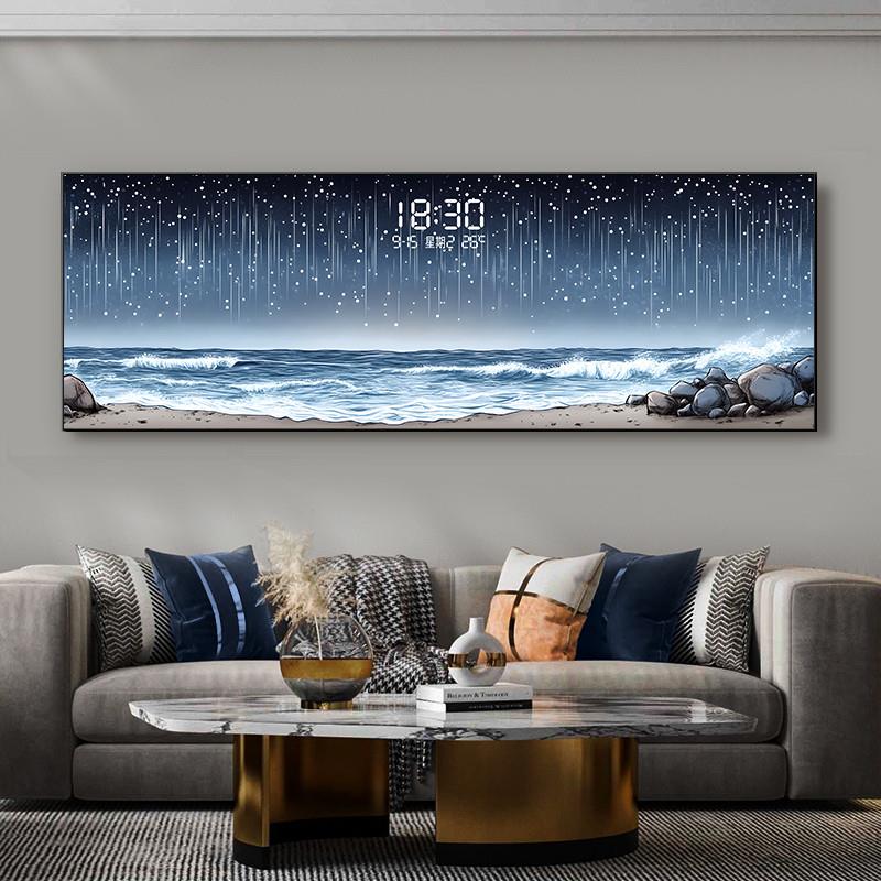 Temperature Date Wall Clock Lu - Lighting Home Decor Wall Clocks ulasan dan harga