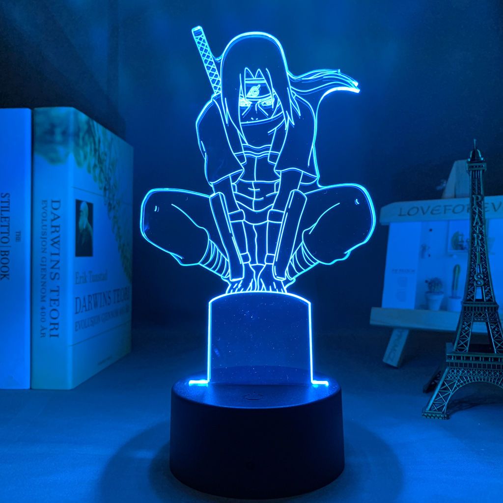 NARUTO Itachi Uchiha Anime Car - Lighting Decoration Stand ulasan dan harga