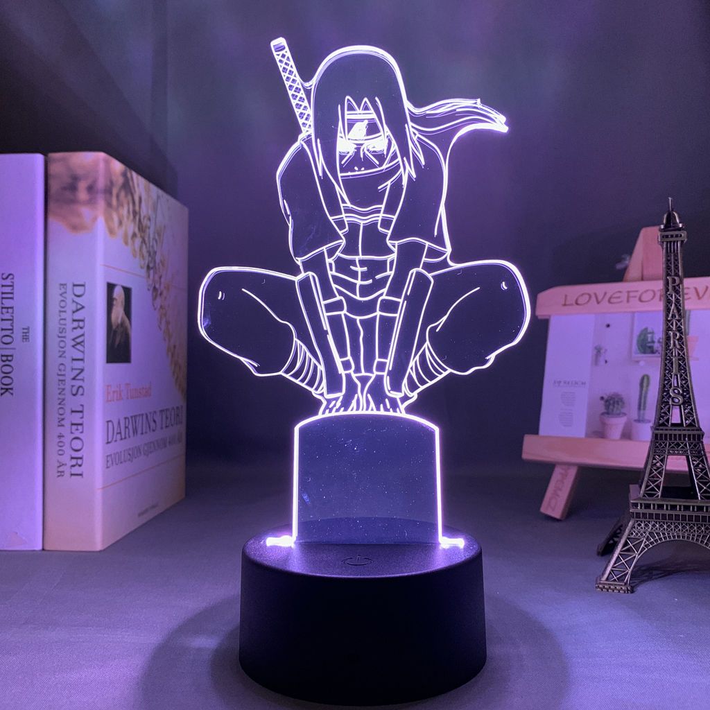 NARUTO Itachi Uchiha Anime Car - Lighting Decoration Stand ulasan dan harga