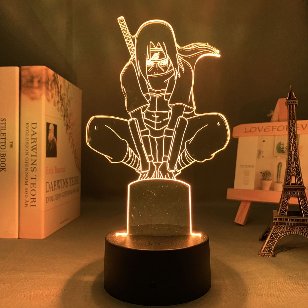 NARUTO Itachi Uchiha Anime Car - Lighting Decoration Stand ulasan dan harga