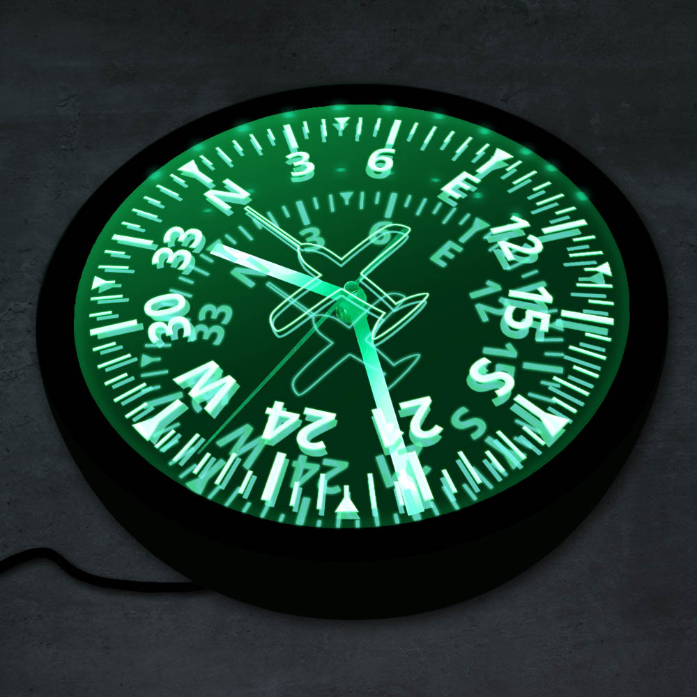 Aircraft Gauges Cockpit Instru - Lighting Home Decor Wall Clocks ulasan dan harga