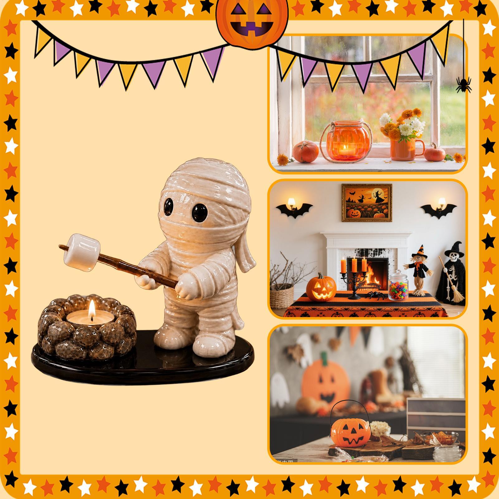 Tea Light Holders Funny Cute C - Lighting Decoration Stand ulasan dan harga