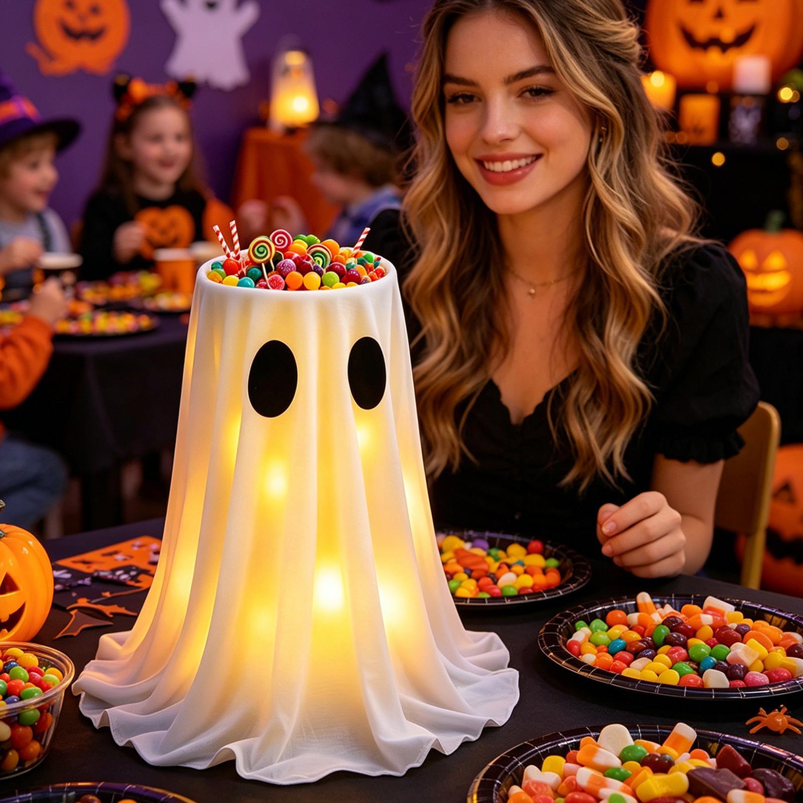 Light Up Ghost Decorations 8 M - Lighting Decoration Stand ulasan dan harga