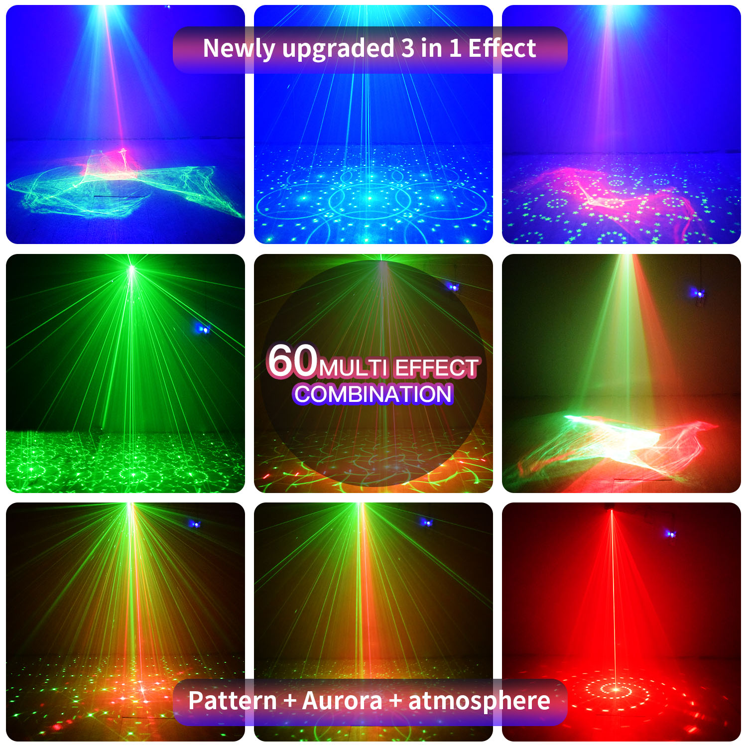 Party Lights, DJ Disco Lights, - Lighting Effect Home Decor ulasan dan harga