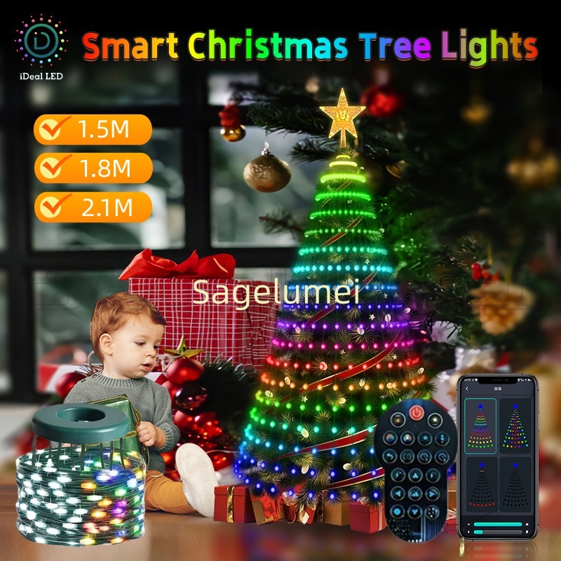 RGBIC 400LEDs Christmas Lights - Decor Lighting Uk ulasan dan harga