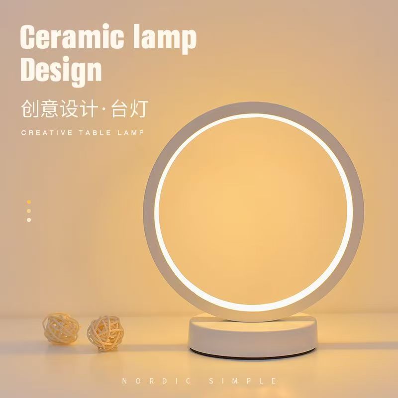20CM LED Simple Circular Ring  - Restaurant Lighting Decoration ulasan dan harga