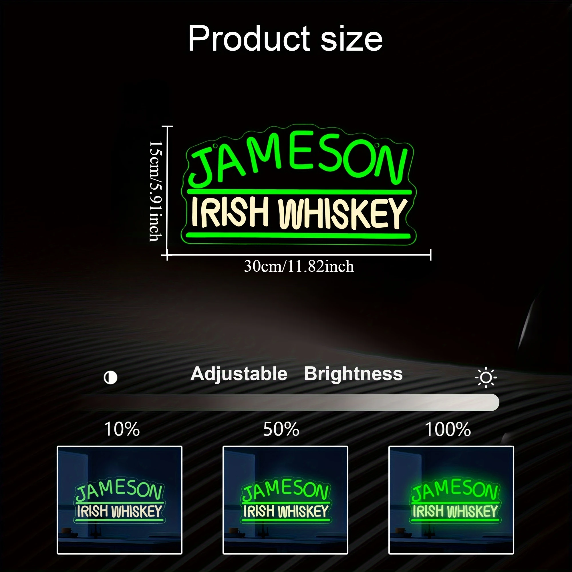 Jameson Irish Whiskey Brand Lo - Home Decor Lighting Brands ulasan dan harga