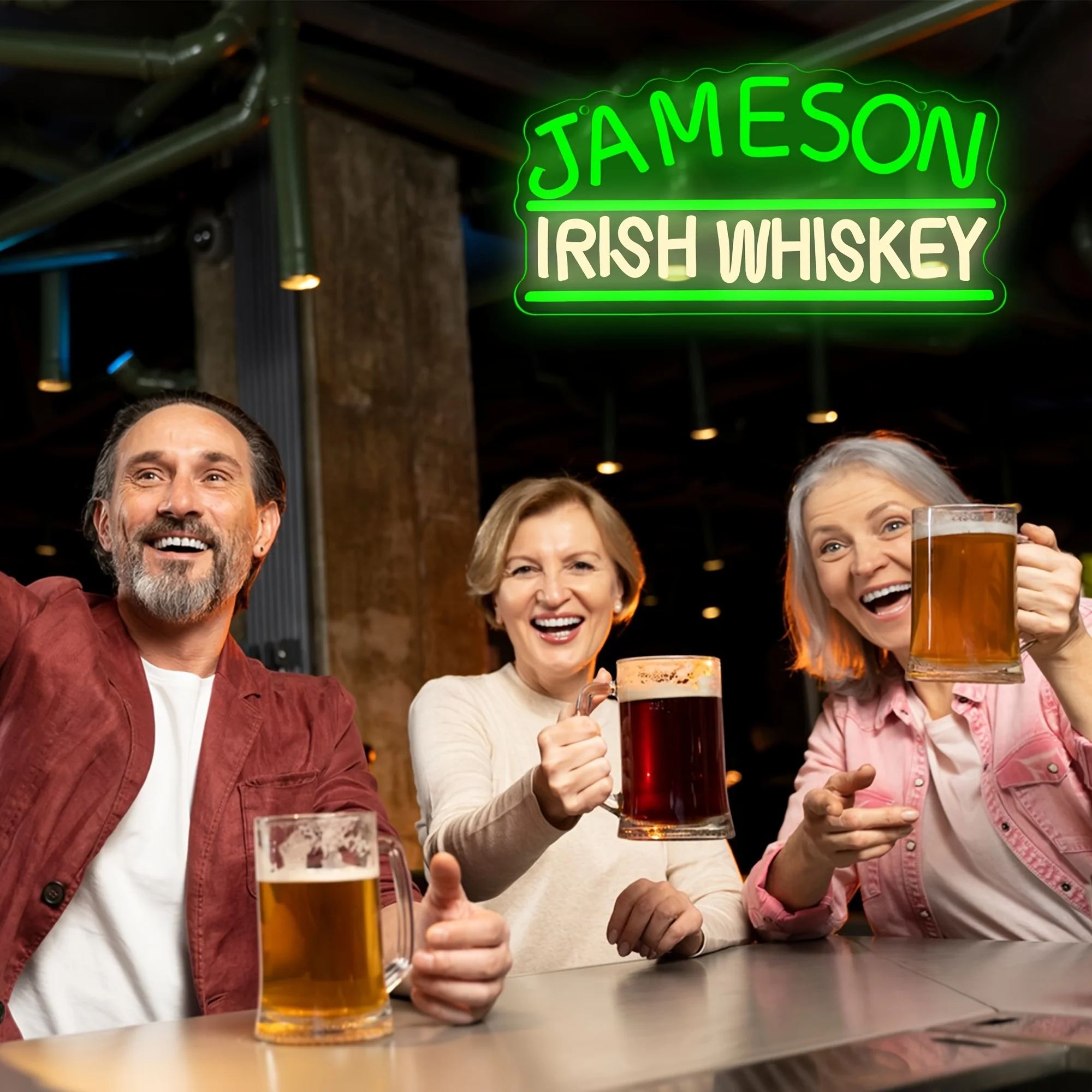 Jameson Irish Whiskey Brand Lo - Home Decor Lighting Brands ulasan dan harga