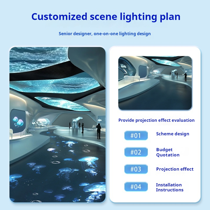 Dynamic Floating Flag Projecto - Lighting Decor Store ulasan dan harga