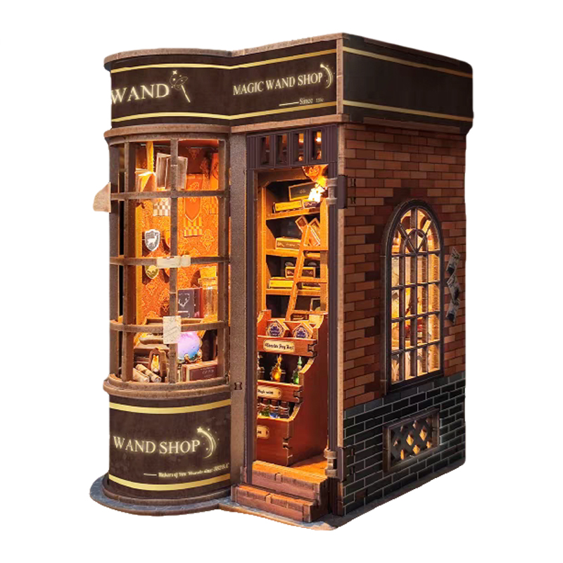 DIY Wooden Book Nook Kit Magic - Lighting Decor Store ulasan dan harga